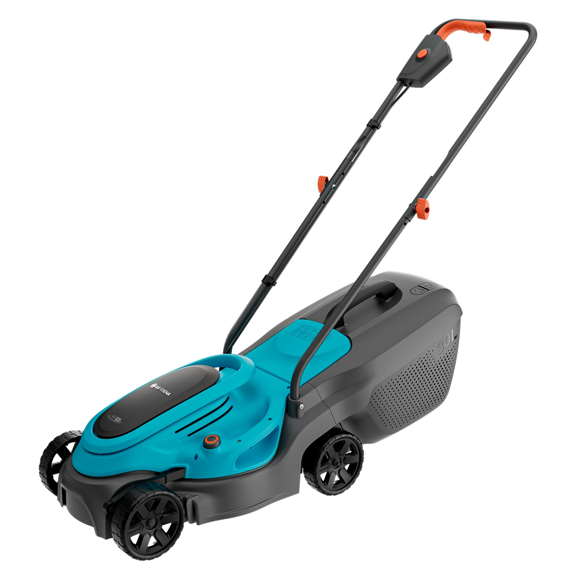 Gardena Cortacésped a batería EasyMax 32/18V P4A Solo: Cuchilla de Corte, Ligero, Ajuste de Altura, Recolección de Hierba, Sin Cable (14634-55)