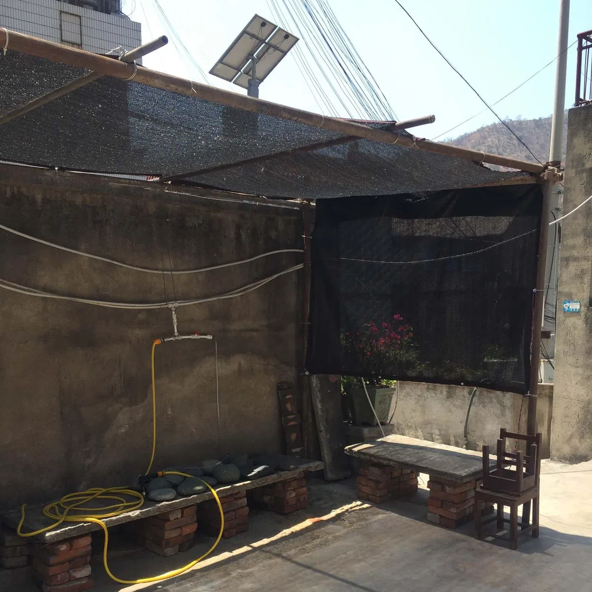 7x10m Cubierta de Tela con Bloqueador Solar, Red de Sombra para Plantas de Jardín, Lona de Malla de Sombra para Patio, Red de Sombra para Cubierta de Plantas, Malla de Bloqueador Solar Negra