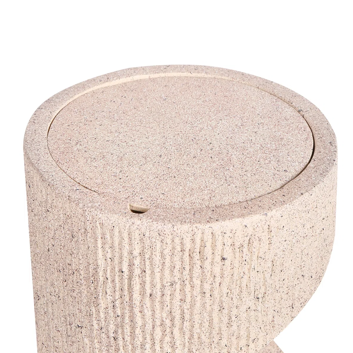 Fuente de Agua para jardín Exterior Cascada con luz LED con Enchufe Resina Beige Winx