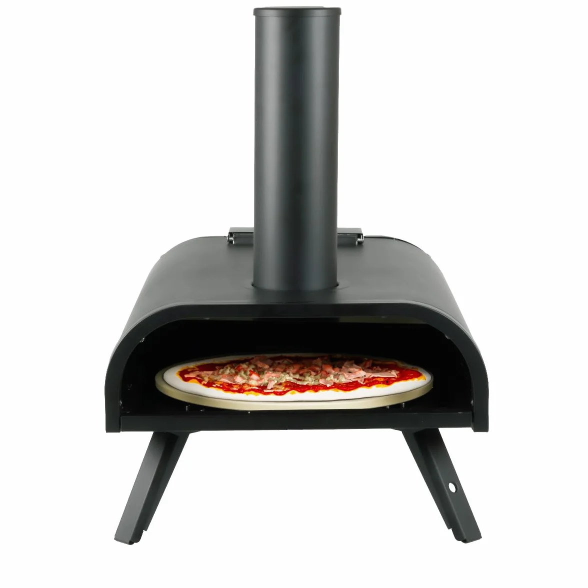 Jocca - Horno para Pizza de Pellet hasta 450º| Horno de Pellets para Pizzas Portátil| Horno Versátil para Pizzas, Carnes, Pescados, Verduras| Mini Horno| 33cm