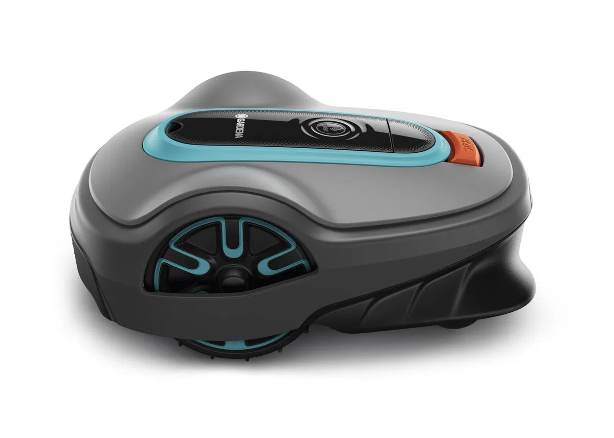 Gardena Robot cortacésped Smart SILENO City 400 m²: tecnología Lona AI, Control con aplicación, SensorControl, para Pendientes máx. 35 por ciento, Easy Passage, versión ES (19605-74)