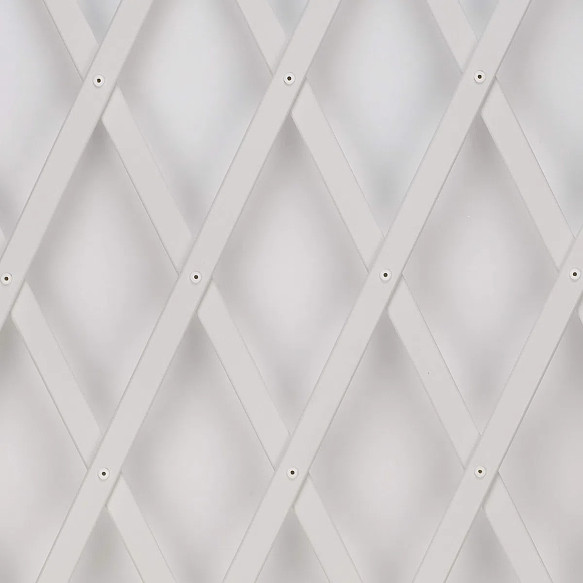 TENAX Treplas 1,00x3 m Blanco, Enrejado Extensible en PVC para la Sujeción de Plantas Trepadoras y Decorar Paredes, Balcones y Terrazas