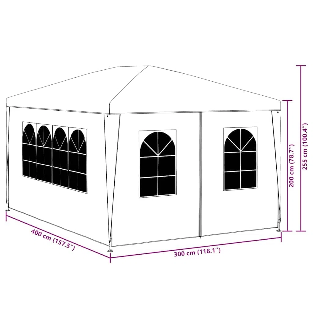 vidaXL Refugio al Aire libreCarpas de eventoCarpa de Jardín