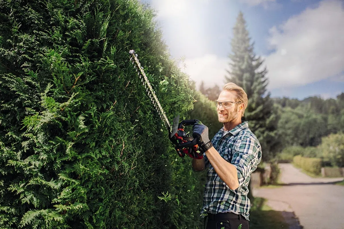 Einhell Cortasetos con batería GC-CH 1846 Li-Solo Power X-Change (18 V, 46 cm de Longitud de Corte, 15 mm Distancia Entre Dientes, Mango ergonómico, sín batería)