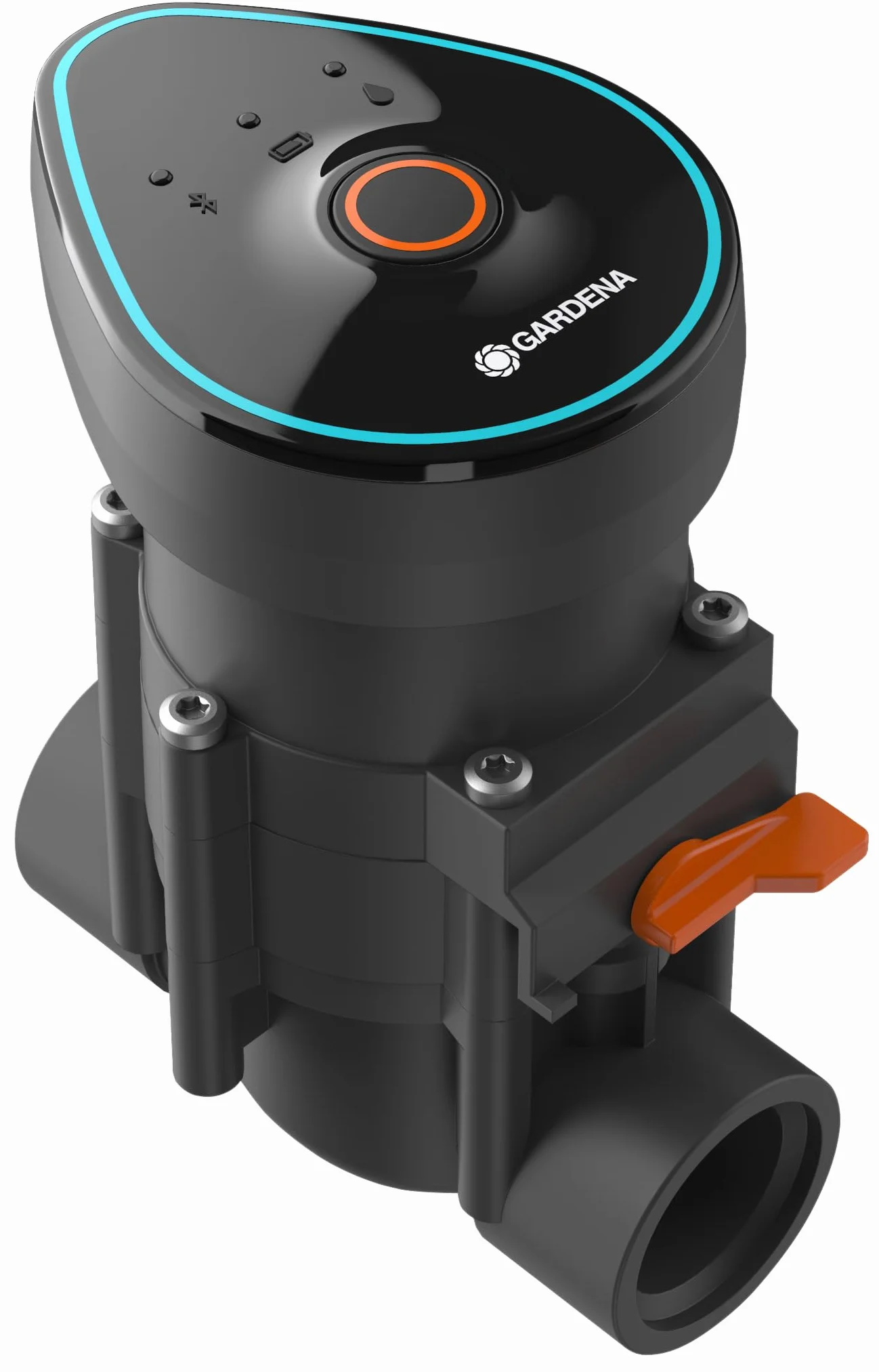 Gardena Válvula de riego Bluetooth de 9 V: control de riego programable con Bluetooth, alcance de hasta 10 m, 6 horarios independientes (01285-20)
