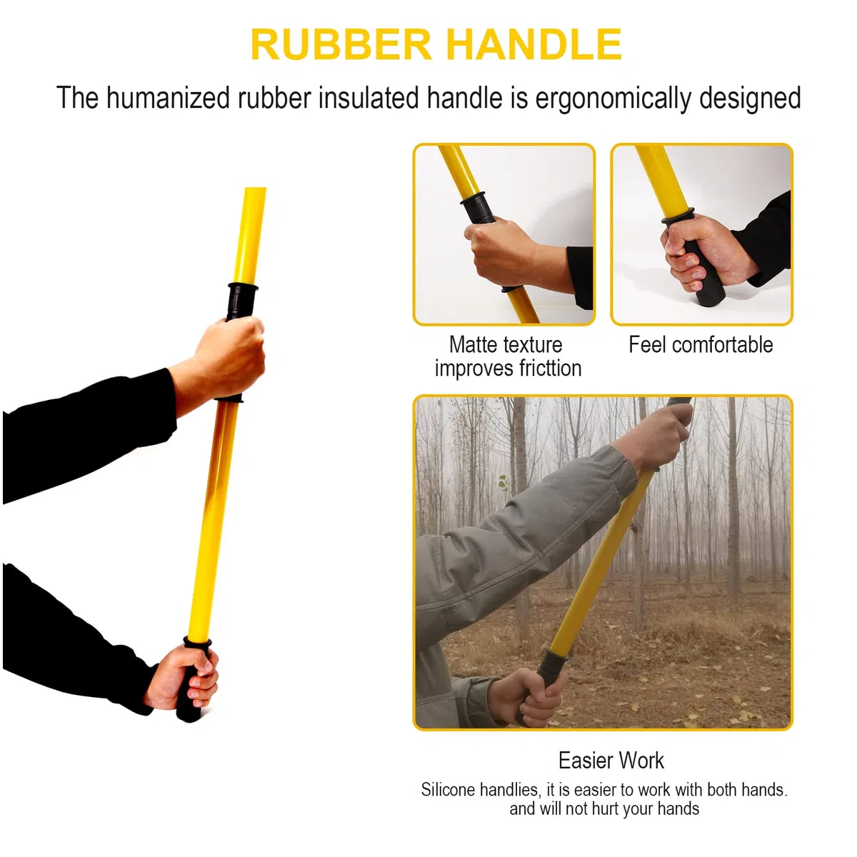 Sierra de podar para árboles de 9 m, sierra manual de resorte mejorada para herramientas de jardín, podadoras, sierras de poste de mano, altura extensible y bolsillo de almacenamiento