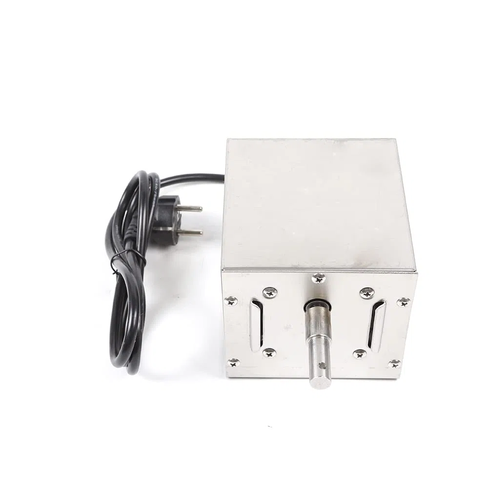Barbacoa de motor de acero inoxidable de 60 kg giratorio 220 V 25 W motor eléctrico para pinchos de barbacoa