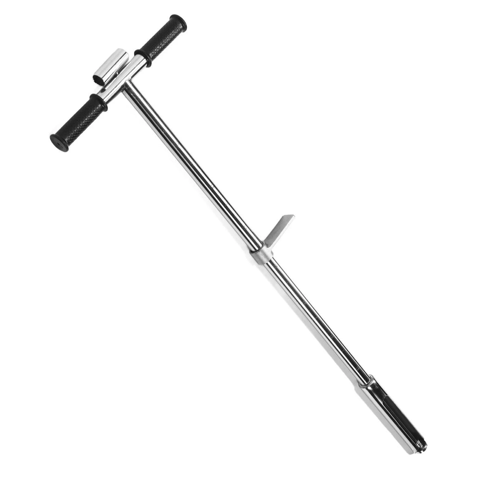 Sonda de Muestreo de Suelo con Pedal y Mango, Varilla de Sonda de Suelo de Prueba de Suelo de Acero Inoxidable, Sonda de Suelo de Jardinería, para Muestreo de Suelo