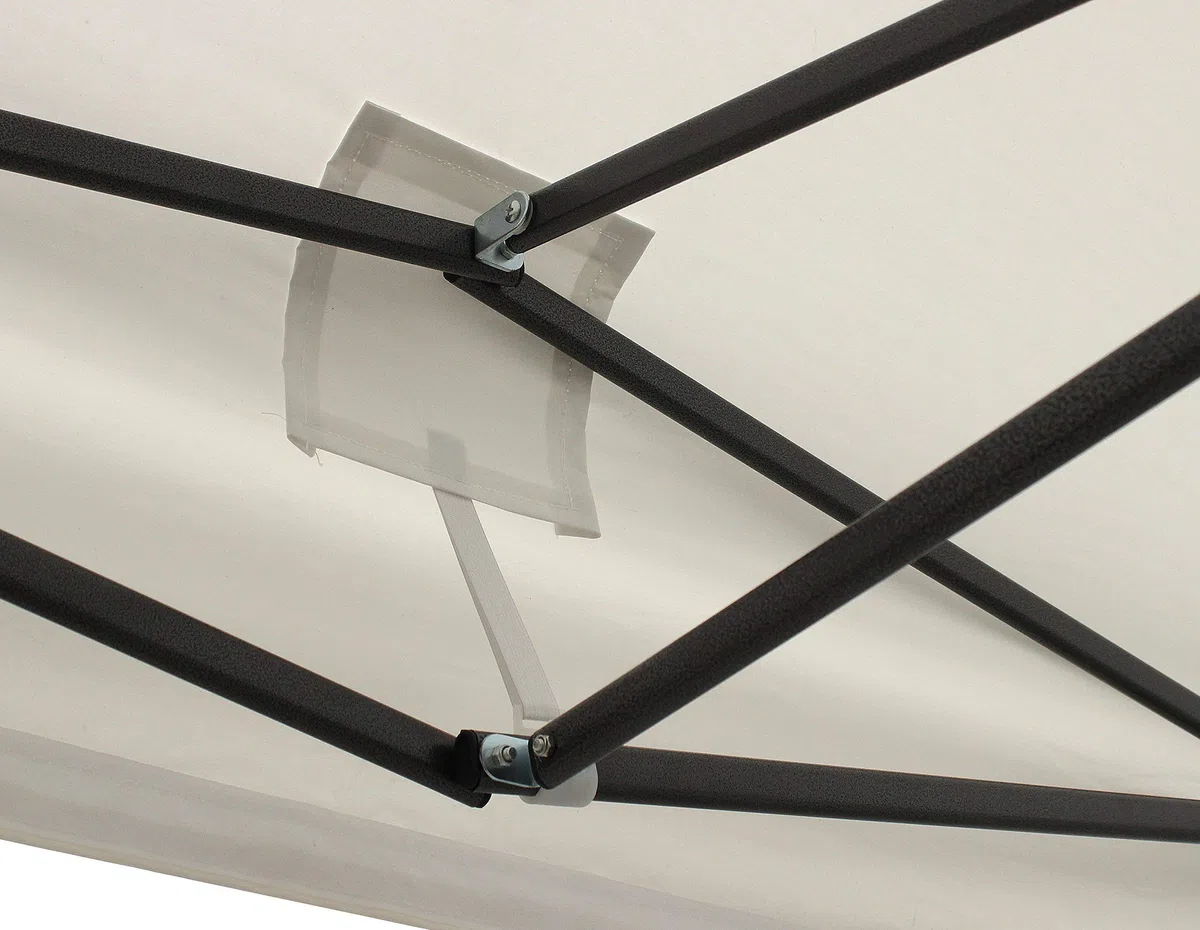 All Seasons Gazebos 3x3m Totalmente Impermeable Pop up Gazebo Incluye 4 Paredes Laterales - Blanco
