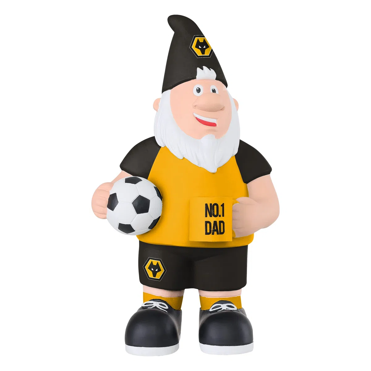 Foco Gnomo Oficial de Wolverhampton Wanderers FC número 1 para papá