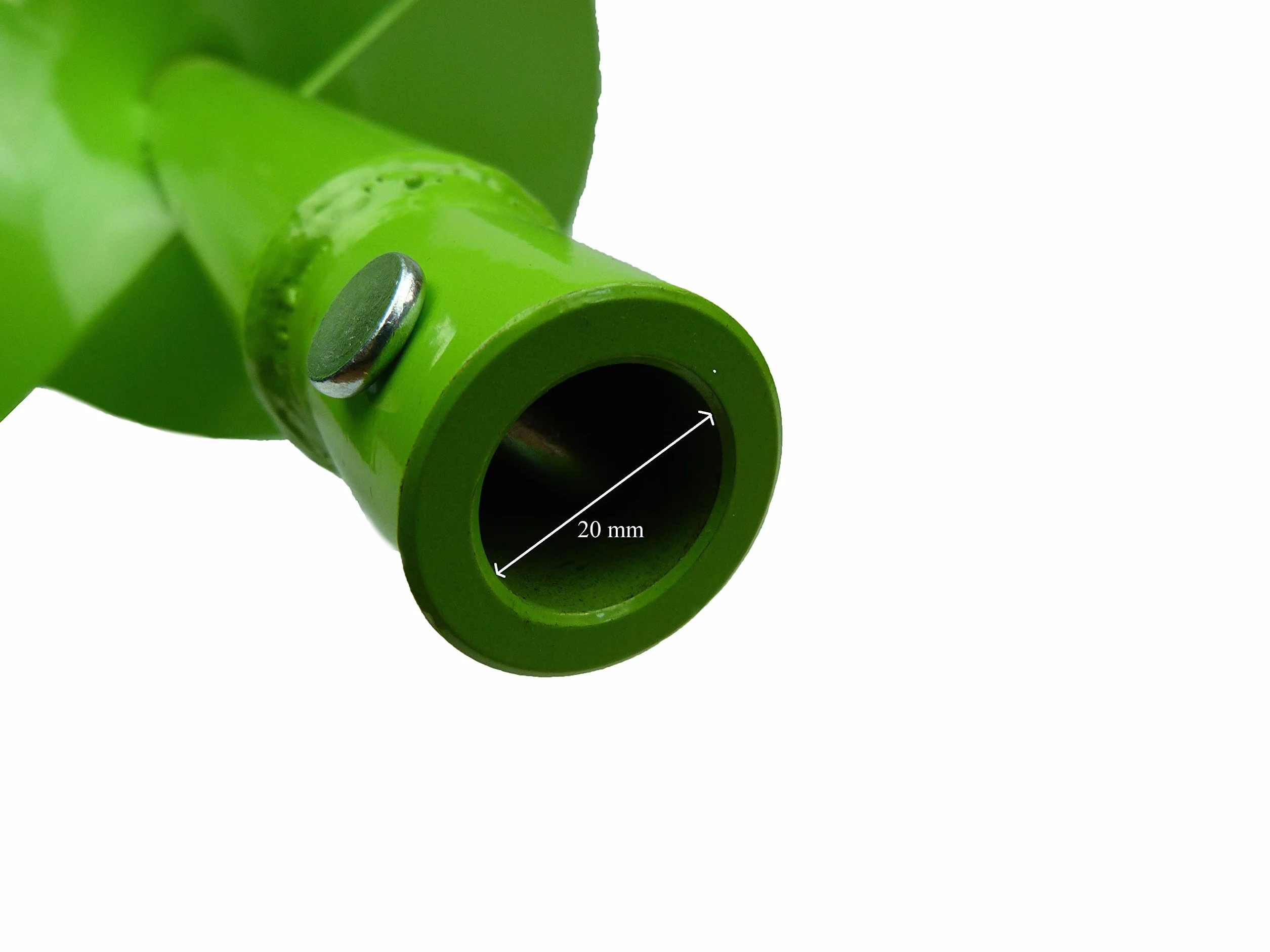 Juego de barrena de tierra WERHE Ø60mm, 80cm de largo con adaptador SDS Plus – Utilizable con un taladro SDS Plus normal, ideal para vallados y jardín