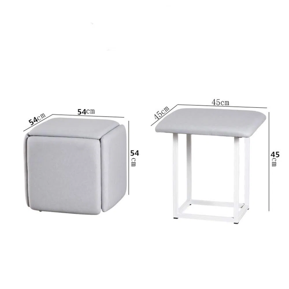 Taburete De Silla De Sofá Apilable Combinación De Fiesta Al Aire Libre Otomano Taburete Organizador Sofá Taburete Impermeable Creativo Asiento 5 En 1 Cubo De Asiento,2