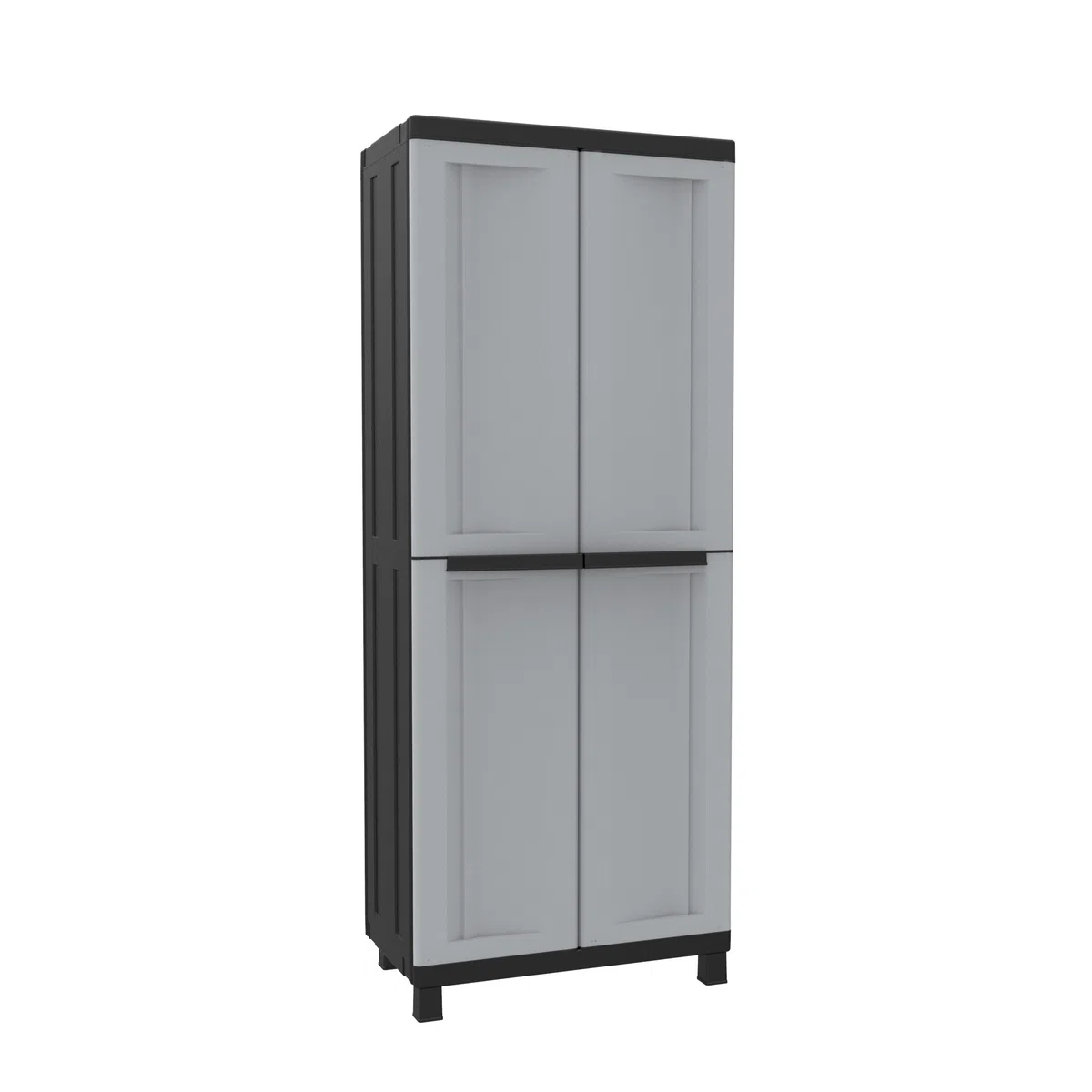 Terry, Twist Black 2680, Armario 2 Puertas, 3 Estantes Internos. 68x39x170 cm