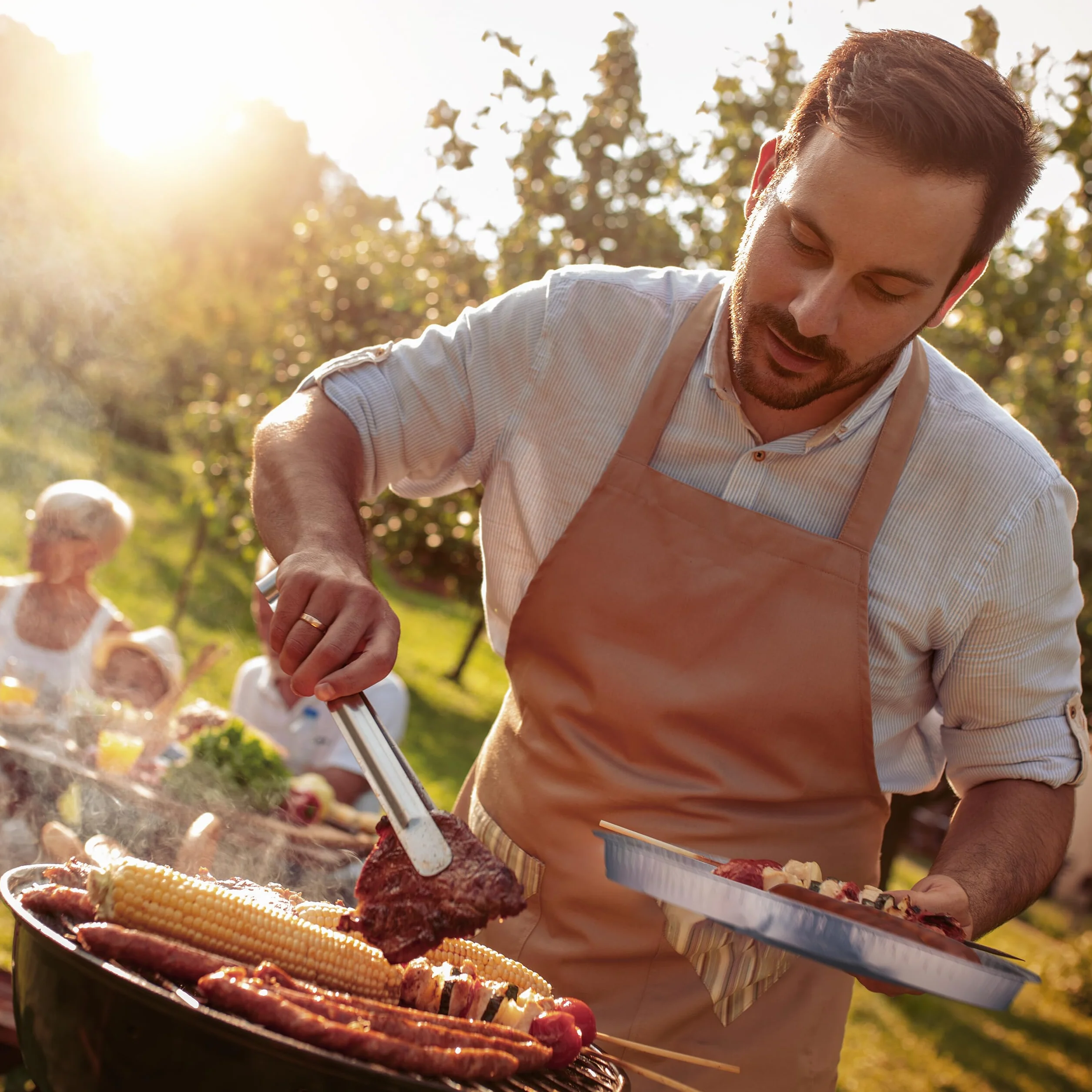 Relaxdays Bandeja Aluminio, Pack de 50, 2,5 x 27,5 cm, Envases Barbacoa Redondos, Recipiente Recogegotas BBQ, Plateado