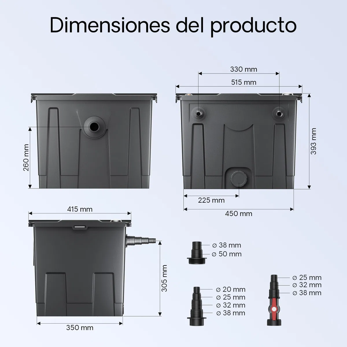 SunSun CBF-350 CUV-236 36W SET NEO6000 Bomba Manguera Set de filtro para estanque