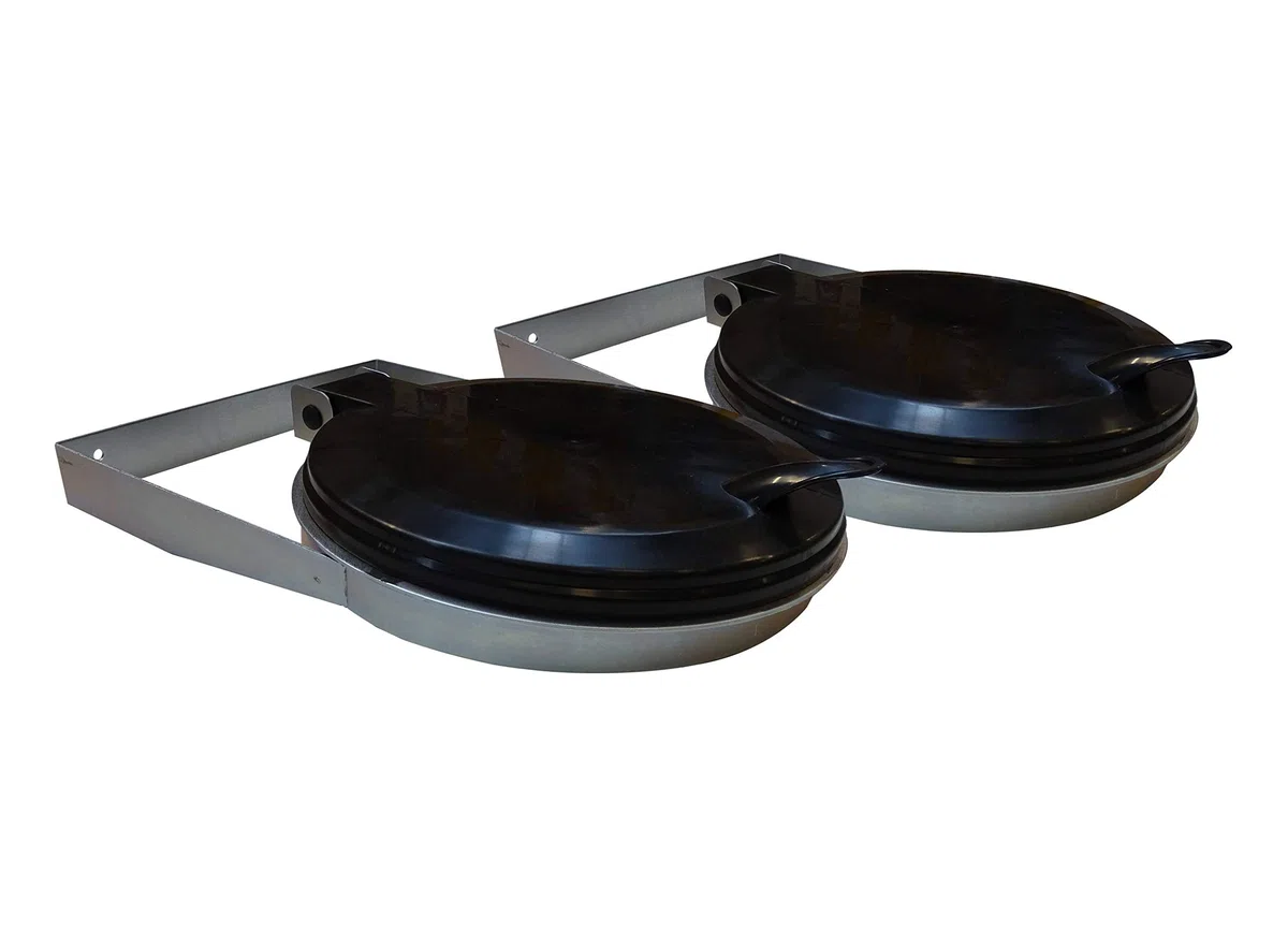 QUICK STAR - Soporte de Pared para Bolsas de Basura (2 Unidades, 120 L)