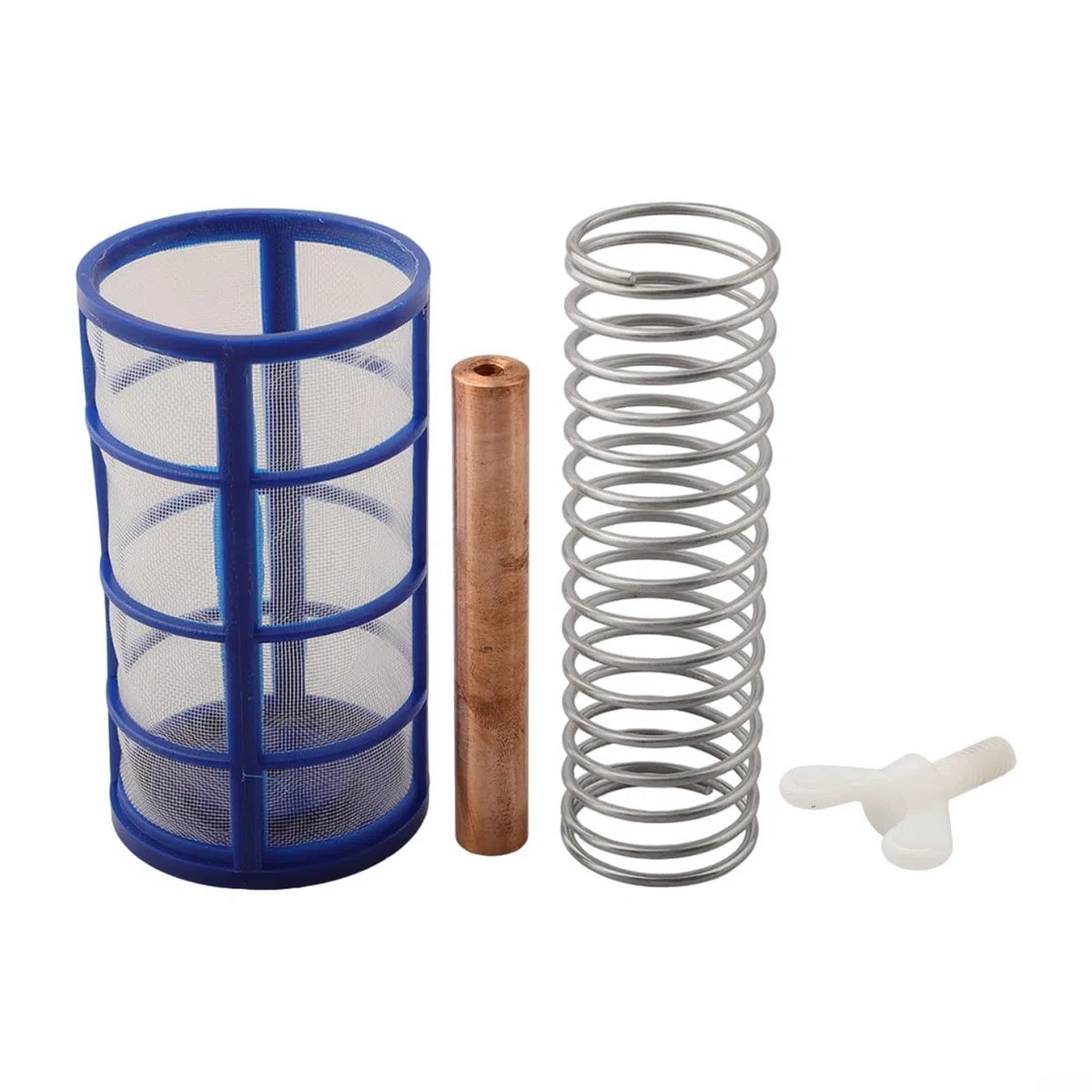 Ionizador solar de repuesto de ánodo de cobre Rod para purificador de piscina, 105 mm, paquete de 4