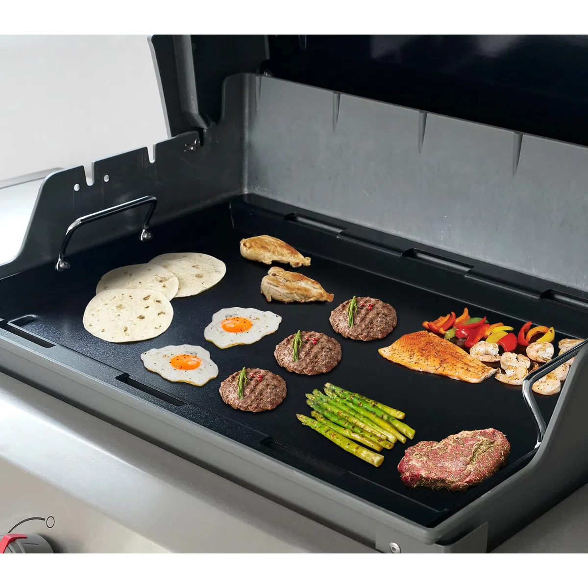 Onlyfire Flat Top Plancha Barbacoa para Parrillas de Gas Weber Spirit I y II Serie 200, Plancha de Cerámica Antiadherente para Spirit S-210 E-220, Spirit E-210 (2025)